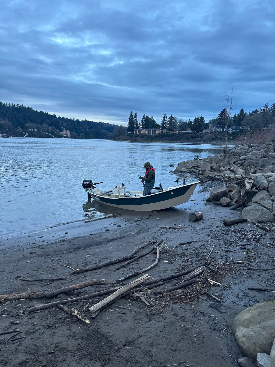 Sturgeon Fishing on a Work Trip: A Willamette River Adventure with the Allsalt Rod