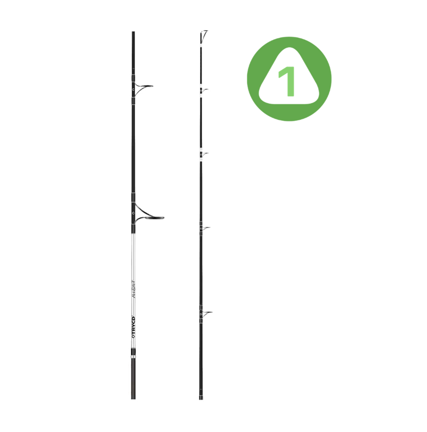 ALLSALT #1 Medium/Heavy Rod Set